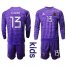 Mexico #13 G.Ochoa Purple Goalkeeper Long Sleeves Kid Soccer Country Jersey
