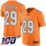 Nike Miami Dolphins #29 Minkah Fitzpatrick Orange Youth Stitched NFL Limited Rush 100th Season Jersey