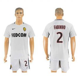 Monaco #2 Fabinho Away Soccer Club Jersey