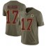 Nike Washington Football Team #17 Terry McLaurin Olive Youth Stitched NFL Limited 2017 Salute to Service Jersey