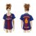 Womens Barcelona #6 Denis Suarez Home Soccer Club Jersey