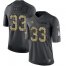 Nike Minnesota Vikings #33 Dalvin Cook Black Mens Stitched NFL Limited 2016 Salute To Service Jersey
