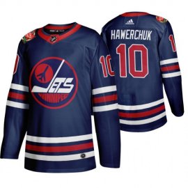 Winnipeg Jets #10 Dale Hawerchuk Mens 2019-20 Heritage Classic Wha Navy Stitched NHL Jersey
