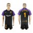 Barcelona #1 Ter Stegen Black Goalkeeper Soccer Club Jersey