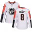 Adidas Los Angeles Kings #8 Drew Doughty White 2018 All-Star Pacific Division Authentic Womens Stitched NHL Jersey