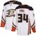 Adidas Anaheim Ducks #34 Sam Steel White Road Authentic Stitched NHL Jersey