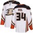 Adidas Anaheim Ducks #34 Sam Steel White Road Authentic Stitched NHL Jersey