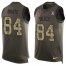 Nike Tampa Bay Buccaneers #84 Cameron Brate Green Mens Stitched NFL Limited Salute To Service Tank Top Jersey