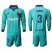 Barcelona #3 Pique Third Long Sleeves Soccer Club Jersey