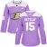Adidas Anaheim Ducks #15 Ryan Getzlaf Purple Authentic Fights Cancer Womens Stitched NHL Jersey