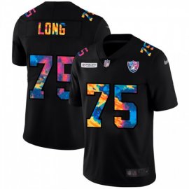 Las Vegas Raiders #75 Howie Long Mens Nike Multi-Color Black 2020 NFL Crucial Catch Vapor Untouchable Limited Jersey