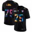 Las Vegas Raiders #75 Howie Long Mens Nike Multi-Color Black 2020 NFL Crucial Catch Vapor Untouchable Limited Jersey