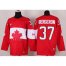 Olympic 2014 CA. #37 Patrice Bergeron Red Stitched NHL Jersey