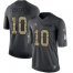 Nike Minnesota Vikings #10 Fran Tarkenton Black Mens Stitched NFL Limited 2016 Salute To Service Jersey