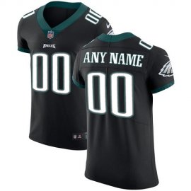 Nike Philadelphia Eagles Customized Black Alternate Stitched Vapor Untouchable Elite Mens NFL Jersey