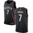 Nets #7 Kevin Durant Black Basketball Swingman City Edition 2018/19 Jersey