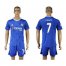 Chelsea #7 Kante Home Soccer Club Jersey