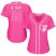 Baltimore Orioles #56 Darren ODay Pink Fashion Womens Stitched MLB Jersey