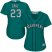 Seattle Mariners #23 Nelson Cruz Green Alternate Womens Stitched MLB Jersey