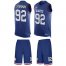 Nike New York Giants #92 Michael Strahan Royal Blue Team Color Mens Stitched NFL Limited Tank Top Suit Jersey