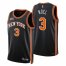 New York New York Knicks #3 Nerlens Noel Mens Nike Black 2021/22 Swingman NBA Jersey – City Edition Mens