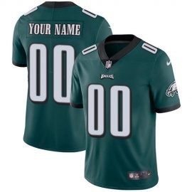 Nike Philadelphia Eagles Customized Midnight Green Team Color Stitched Vapor Untouchable Limited Mens NFL Jersey