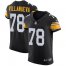 Nike Pittsburgh Steelers #78 Alejandro Villanueva Black Alternate Mens Stitched NFL Vapor Untouchable Elite Jersey