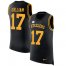 Nike Pittsburgh Steelers #17 Joe Gilliam Black Team Color Mens Stitched NFL Limited Rush Tank Top Jersey