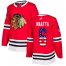 Adidas Chicago Blackhawks #6 Olli Maatta Red Home Authentic USA Flag Stitched Youth NHL Jersey