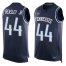 Nike Tennessee Titans #44 Vic Beasley Jr Navy Blue Team Color Mens Stitched NFL Limited Tank Top Jersey
