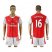 Arsenal #16 Ramsey Home Soccer Club Jersey