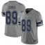 Nike Dallas Cowboys #89 Blake Jarwin Gray Mens Stitched NFL Limited Inverted Legend Jersey