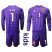 Spain #1 De Gea Purple Long Sleeves Goalkeeper Kid Soccer Country Jersey