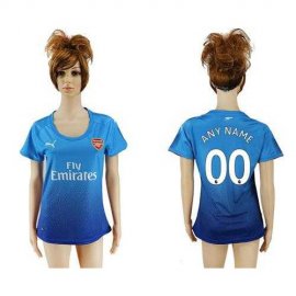 Womens Arsenal Personalized Away Soccer Club Jersey