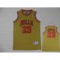 Mens Chicago Bulls #23 Michael Jordan Yellow stitched Jersey
