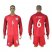 England #6 Stones Away Long Sleeves Soccer Country Jersey