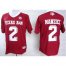 Texas A&M Aggies 2 Johnny Manziel Red College Football Techfit NCAA Jerseys