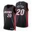 Nike Miami Heat #20 Micah Potter Black Mens 2021-22 NBA 75th Anniversary Diamond Swingman Jersey – Icon Edition Mens