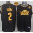 Cavaliers #2 Kyrie Irving Black Precious Metals Fashion The Finals Patch Stitched NBA Jersey
