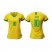 Womens Brazil #10 Kaka Home Soccer Country Jersey