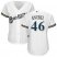 Milwaukee Brewers #46 Corey Knebel White Home Womens Stitched MLB Jersey