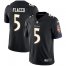 Nike Baltimore Ravens #5 Joe Flacco Black Alternate Mens Stitched NFL Vapor Untouchable Limited Jersey