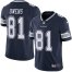 Nike Dallas Cowboys #81 Terrell Owens Navy Blue Team Color Mens Stitched NFL Vapor Untouchable Limited Jersey