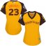 Boston Red Sox #23 Blake Swihart Gold 2016 All-Star American League Womens Stitched MLB Jersey