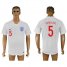 England #5 Smalling Home Thai Version Soccer Country Jersey