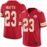 Nike Kansas City Chiefs #23 Armani Watts Red Team Color Mens Stitched NFL Vapor Untouchable Limited Jersey