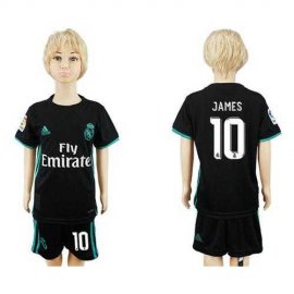 Real Madrid #10 James Away Kid Soccer Club Jersey