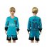 Barcelona #10 Messi SEC Away Long Sleeves Kid Soccer Club Jersey