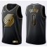 Blazers #0 Damian Lillard Black/Gold Basketball Swingman Limited Edition Jersey