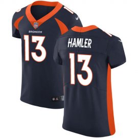 Nike Denver Broncos #13 KJ Hamler Navy Blue Alternate Mens Stitched NFL New Elite Jersey